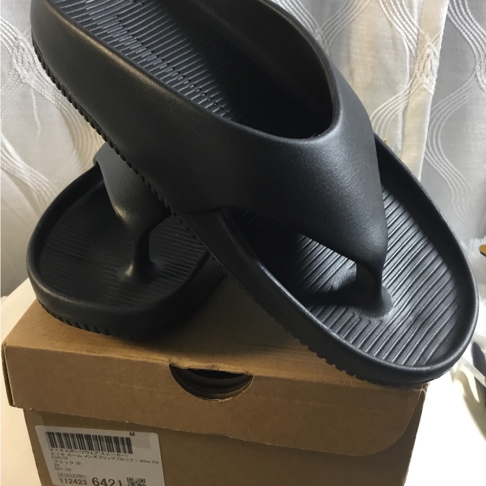 Nike 10.5 Men's Black Slide Nike Flip Flops
